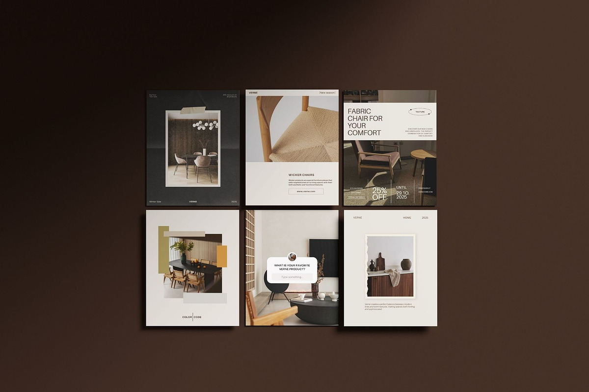 Verne Canva Instagram Templates, a Social Media Template by Mia Branding Studio (Photo 4 of 7)