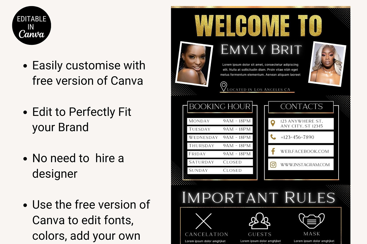 Acuity Scheduling Template, a Websites & App Template by TimCanvaTemplate (Photo 2 of 5)