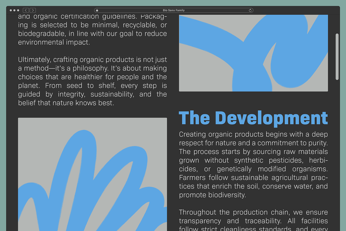 Bio Sans preview 2