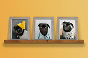 Picture Frame Mock Up - 1, 2 or 3!, a Product Mockup by Little Type Factory (Thumbnail 4 of 6)