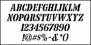 Government Stencil JNL, a Font by Jeff Levine Fonts (Thumbnail 5 of 5)
