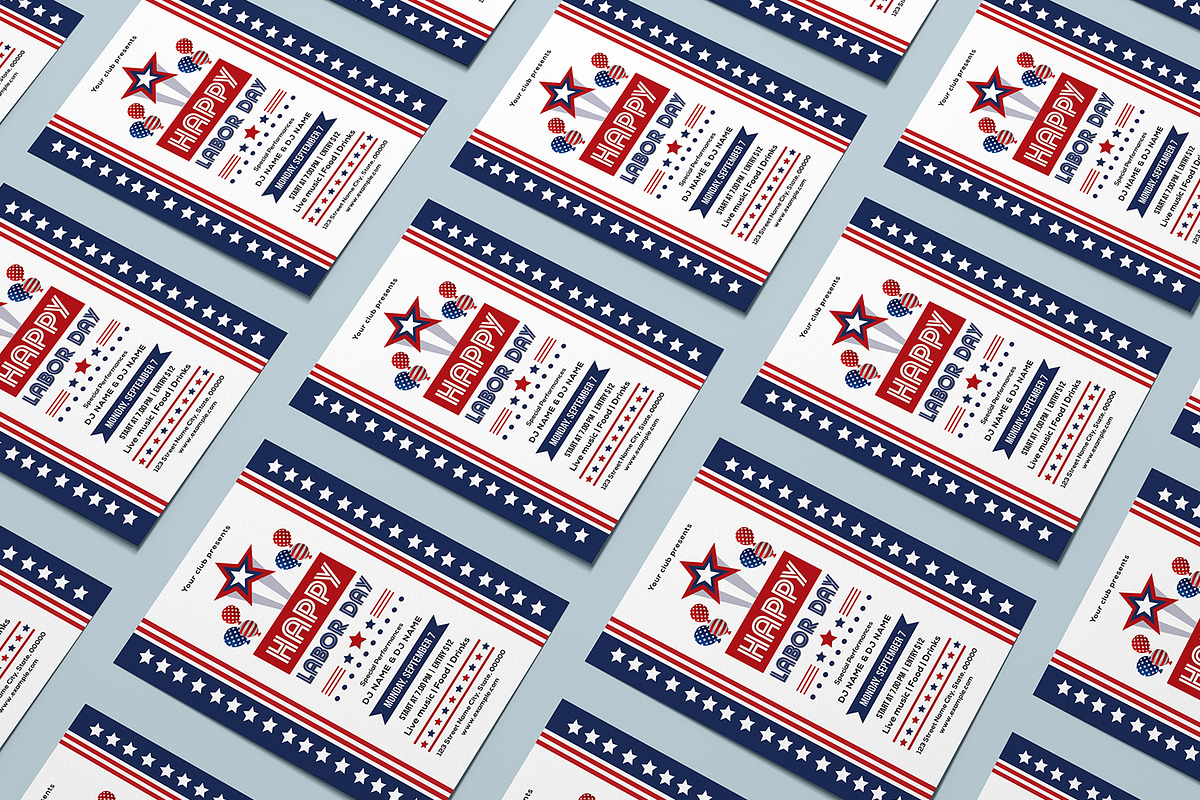 Us Labor Day Flyer preview 4