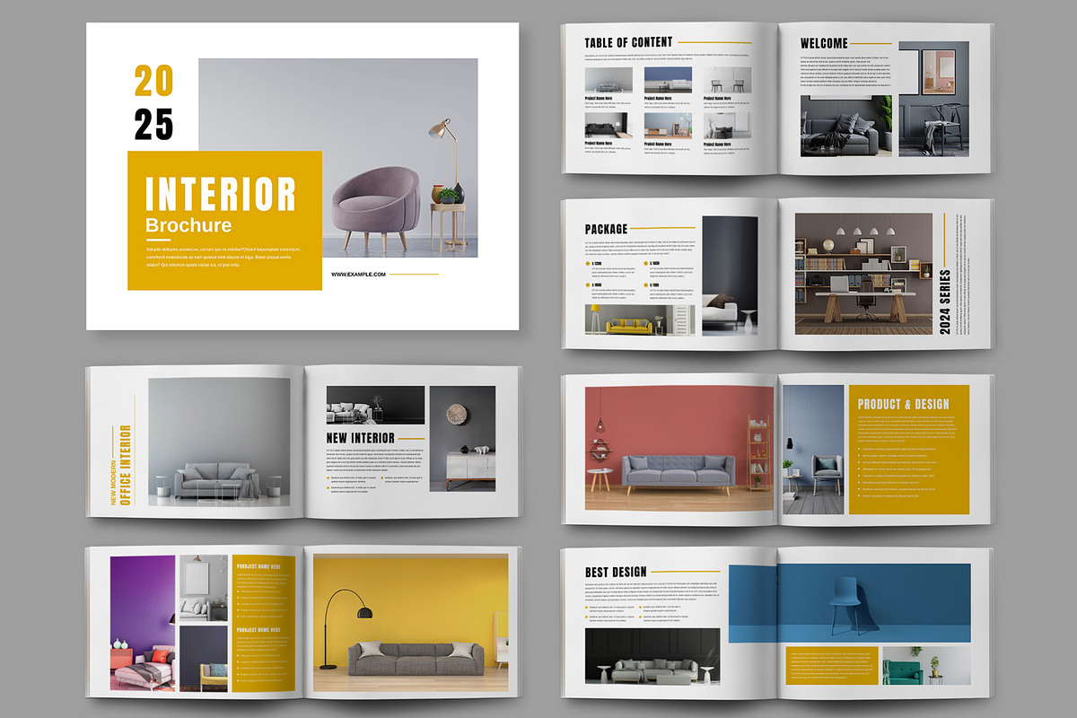 Interior Design Brochure Template, a Brochure Template by ContestDesign (Photo 1 of 5)