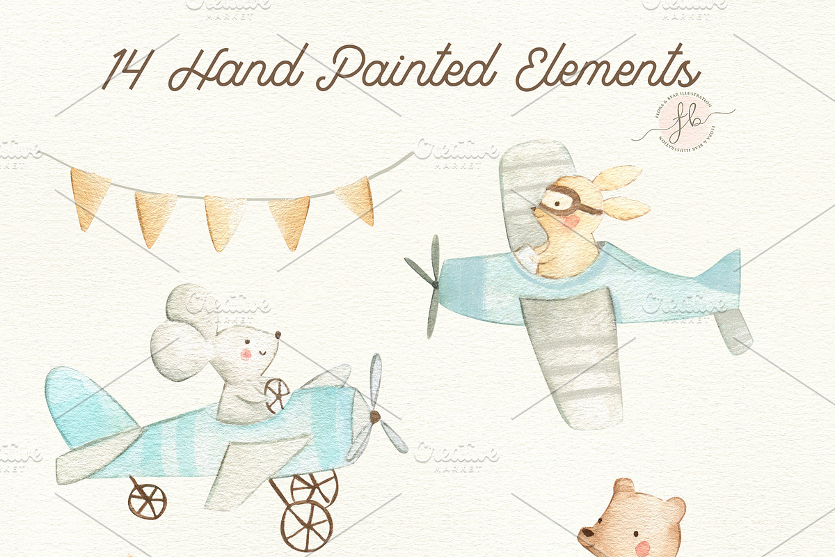 Planes and Cars, a Transportation Illustration by Flora+Bear (Photo 2 of 4)