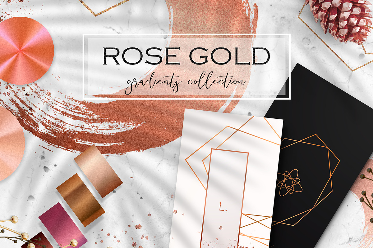 Gold Gems - trendy collection, a Decorative Illustration by Gluiki (Photo 14 of 15)