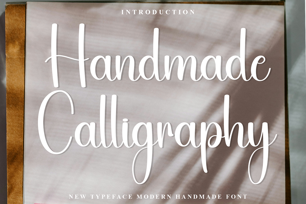 Handmade Calligraphy, a Handwritten Font by FreshTypeINK (Photo 1 of 8)