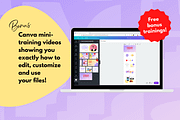 Fierce Queen Canva logo & brand kit, a Branding & Logo Template by Kurly Creative (Thumbnail 11 of 13)
