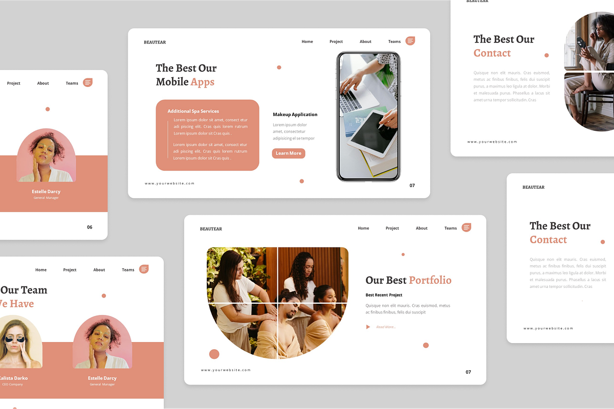 Beauty Presentation Power Point, a Presentation Template by Annora Studio (Photo 4 of 5)