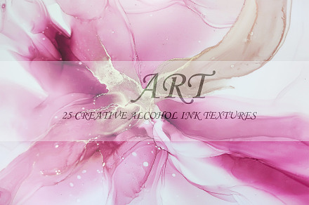 Art colorful alcohol ink textures