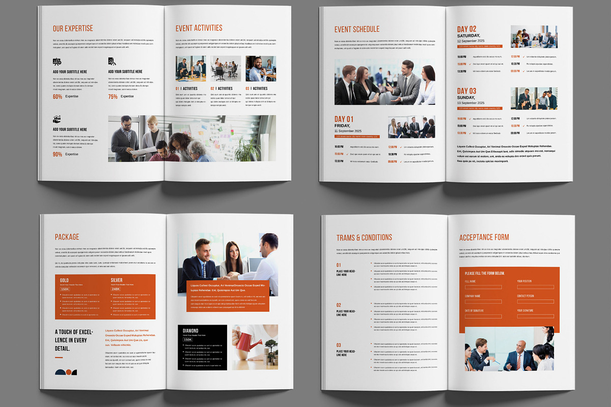 Event Sponsorship Proposal Template, a Brochure Template by MightyDesign (Photo 3 of 6)