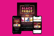 Black Friday Sale Set, a Flyer Template by Totem Design Studio (Thumbnail 1 of 5)