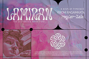 Lamiran - Distorted Wavy Font, a Sans Serif Font by RagamKata (Thumbnail 11 of 12)