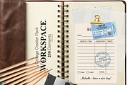 Workspace Collage Creator Kit 250PNG, an Object Graphic by DreamoraArt (Thumbnail 4 of 8)