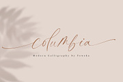 columbia, a Script Font by Teweka (Thumbnail 12 of 12)