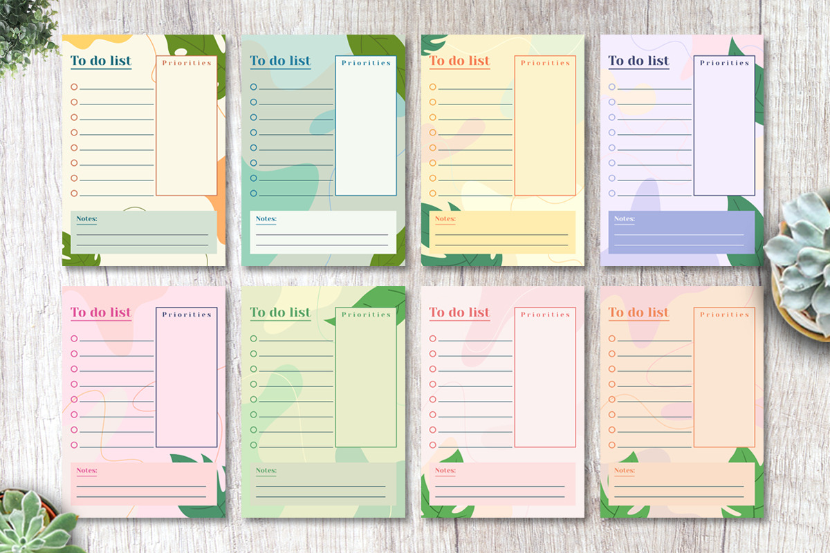 Leaf To Do List Template, a Stationery Template by SefriMujiRahayu (Photo 3 of 3)