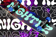 Kemarow - Psychedelic font, a Handwritten Font by Majelis Art (Thumbnail 6 of 9)