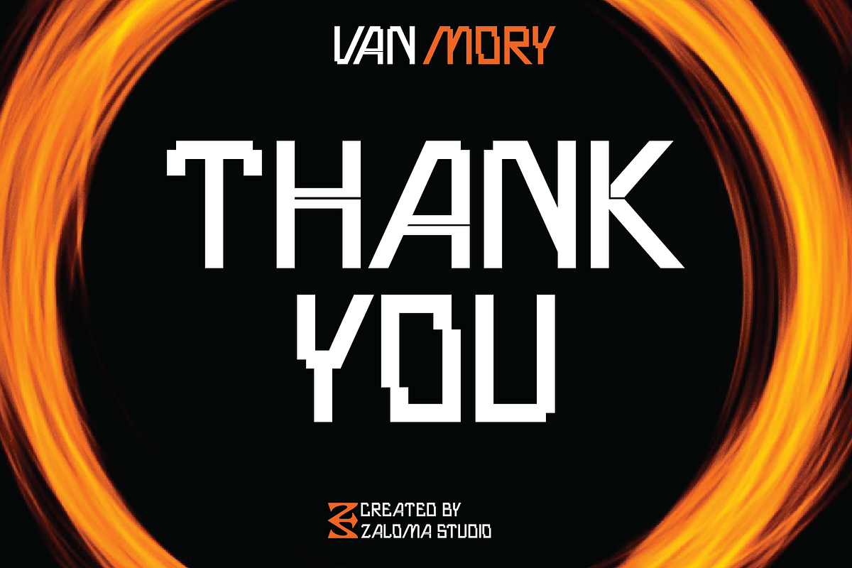 Vanmory, a Sans Serif Font by Zaloma Studio (Photo 13 of 13)