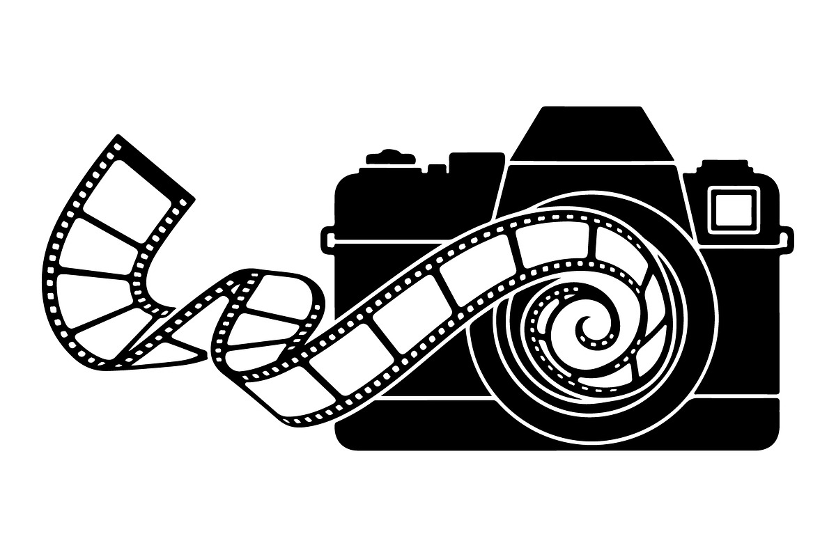 Vintage Camera Film Silhouette, an Object Illustration by yasushie (Photo 20 of 31)