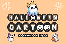 Halloween Cartoon - Spooky Font