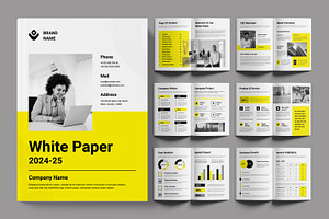 White Paper Template, a Brochure Template by ContestDesign