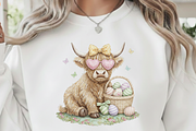 Highland Cow Floral Patchwork PNG, a Graphic by Vector Portal (Thumbnail 7 of 8)