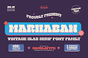 Marahaban, a Slab Serif Font by Namela Studio (Thumbnail 1 of 13)