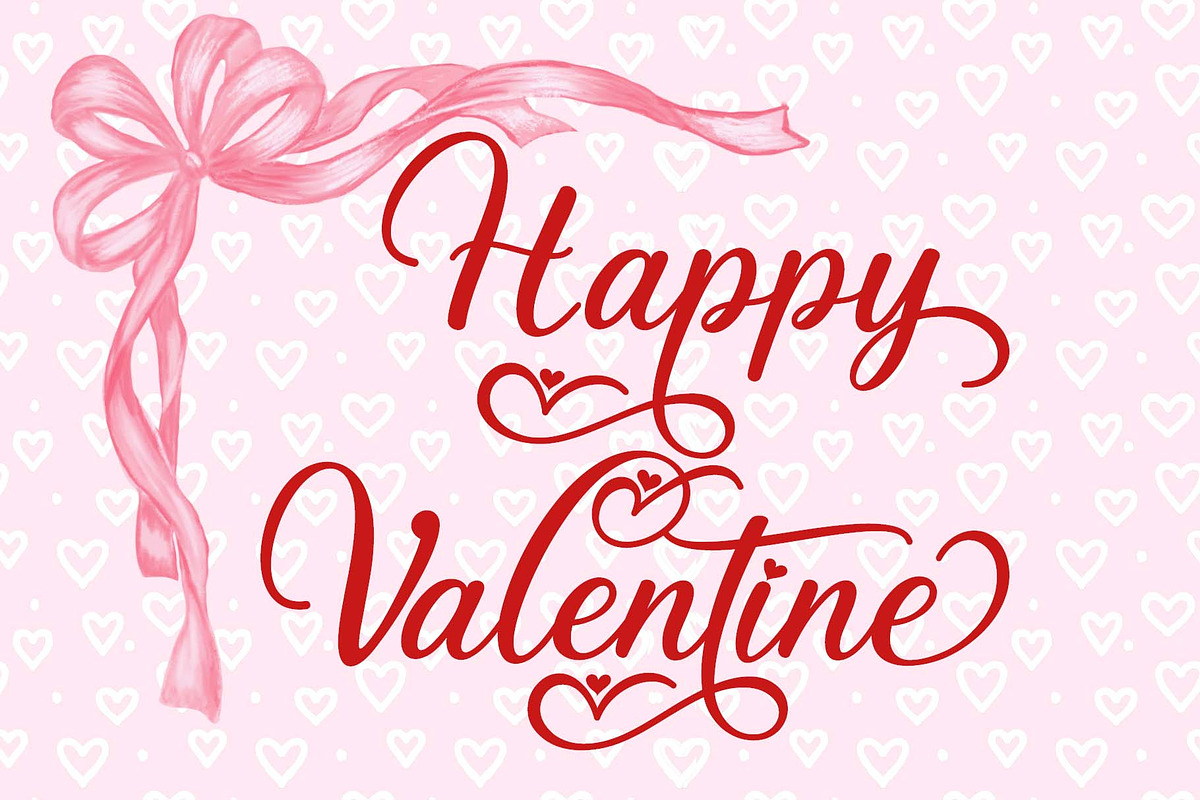 Valentine Nathalia, a Handwritten Font by Yoga Letter (Photo 3 of 10)
