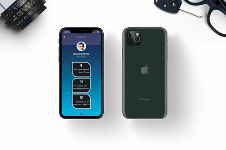 IPHONE MOBILE BUSINESS CARD