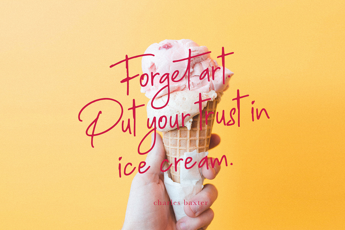 Billson Script, a Script Font by ARSAVISUAL (Photo 11 of 11)