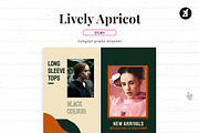 Lively apricot social media graphic, a Social Media Template by Chanut is industries (Thumbnail 5 of 8)