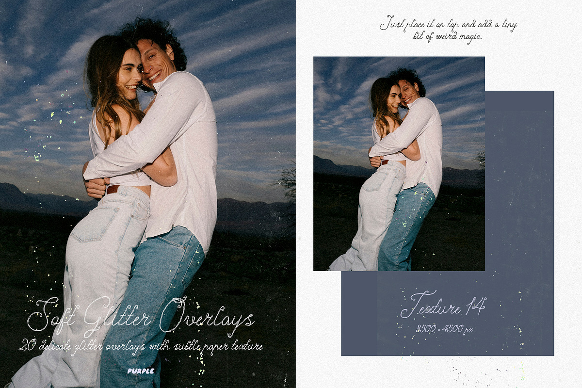 Soft Glitter Overlays, a Texture Graphic by Purple (Photo 18 of 21)