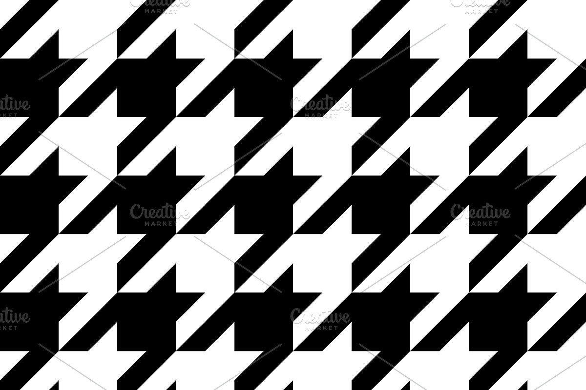 Hounds-tooth seamless patterns., a Pattern Graphic by tkdesign (Photo 3 of 8)