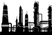 Industrial Factory Silhouette Bundle, an Illustration by Designs_River (Thumbnail 23 of 45)