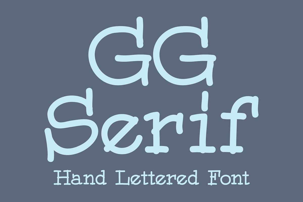 GG Serif Font, a Script Font by GG Design (Photo 1 of 10)