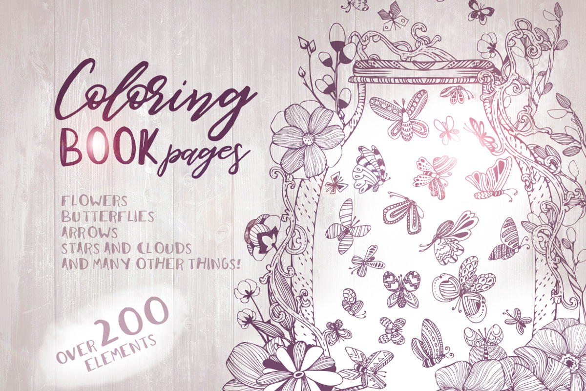 Coloring book pages - creator, an Illustration by Gluiki (Photo 1 of 9)