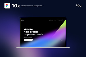 Gradio - Gradient Figma UI Header
