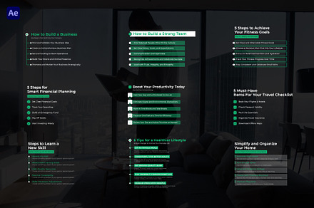 List Title | After Effects, a Templates & Theme by Gatamotion