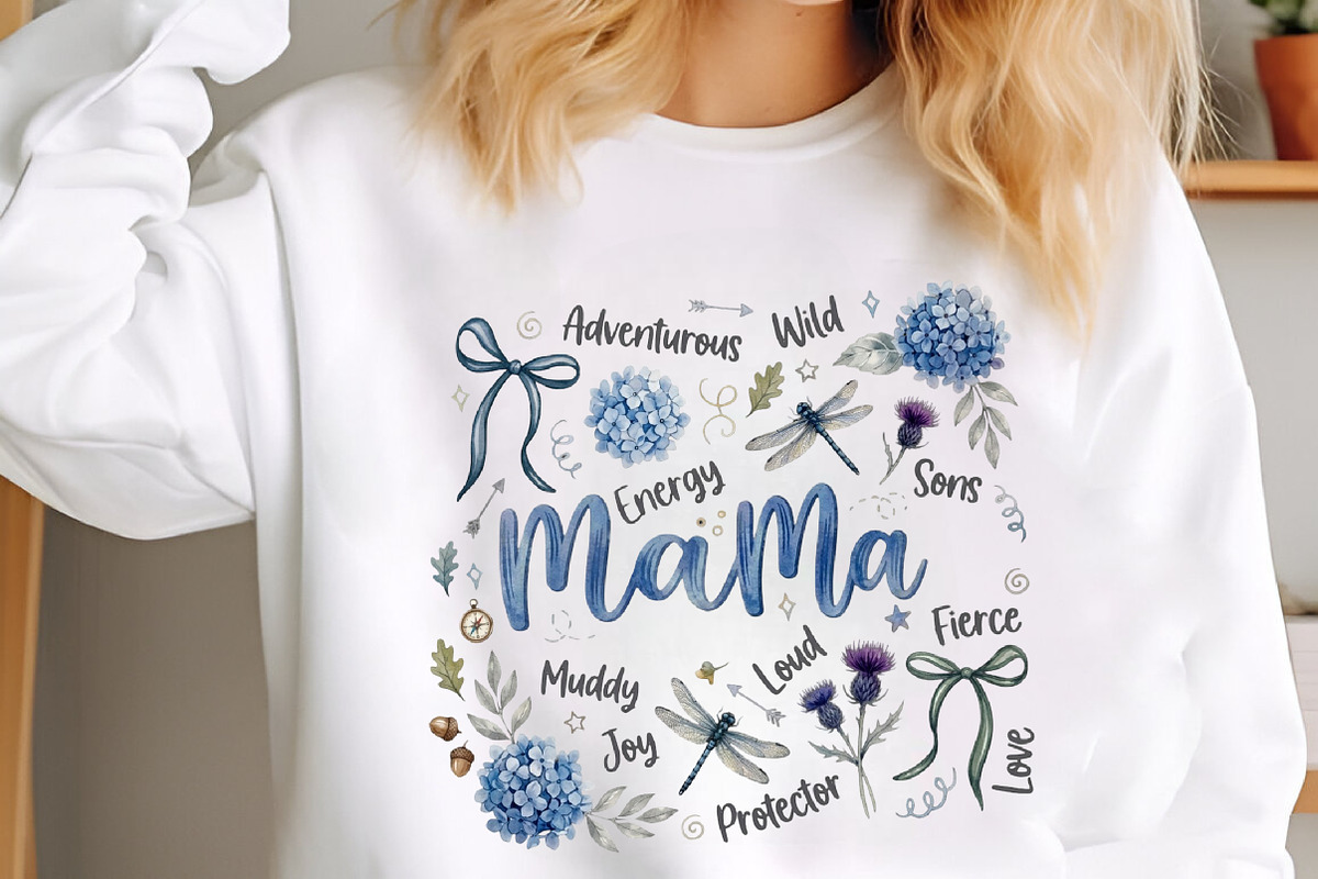 Botanical Coquette Mother's Day PNG, an Illustration by designcity5 (Photo 3 of 4)