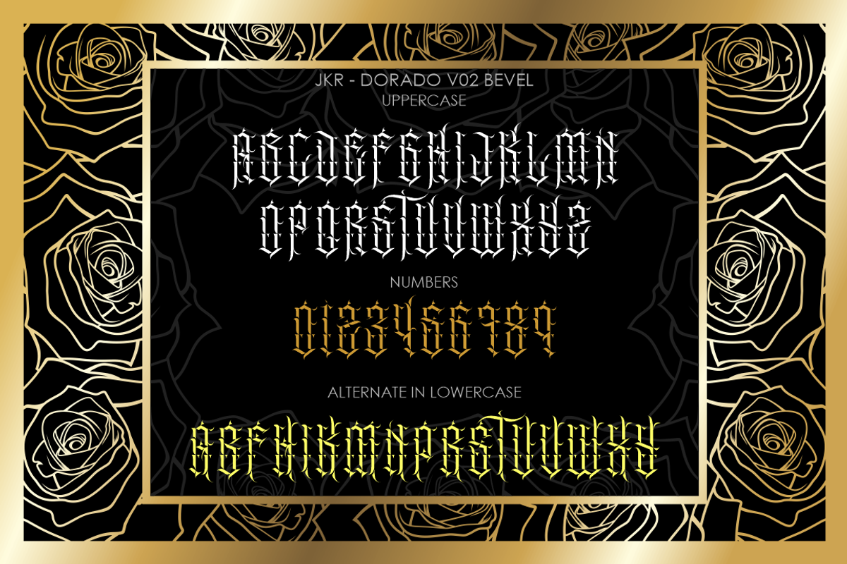 DORADO - FONT, a Blackletter Font by jakejarkor (Photo 5 of 12)