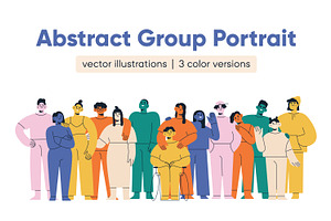 Abstract people group, community, a Person Illustration by Good Studio