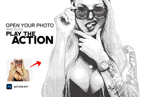 Sketch Photoshop Action, an Action Add-On by resumetemplathttps://d3es