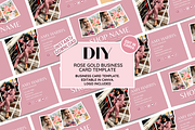 Blush Pink Business Card, a Business Card Template by SunshineStudioBoutique (Thumbnail 2 of 10)