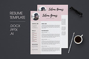 Clean Cv Template, a Resume Template by Emaholic Template (Thumbnail 1 of 4)