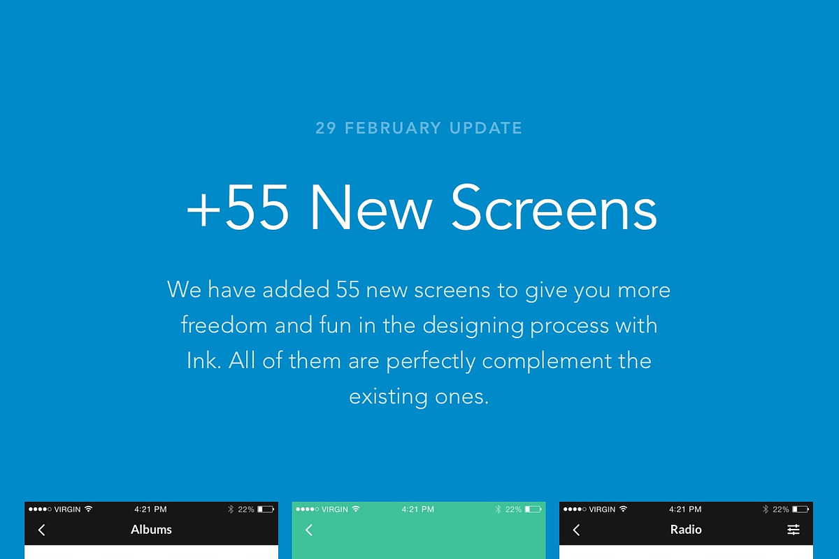 Ink UI Kit, an UI Kit Template by Great Simple (Photo 7 of 7)