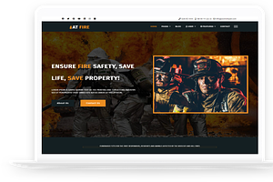 AT Fire - Firefighter WP Theme