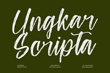 Ungkar Scripta Modern Brush Font