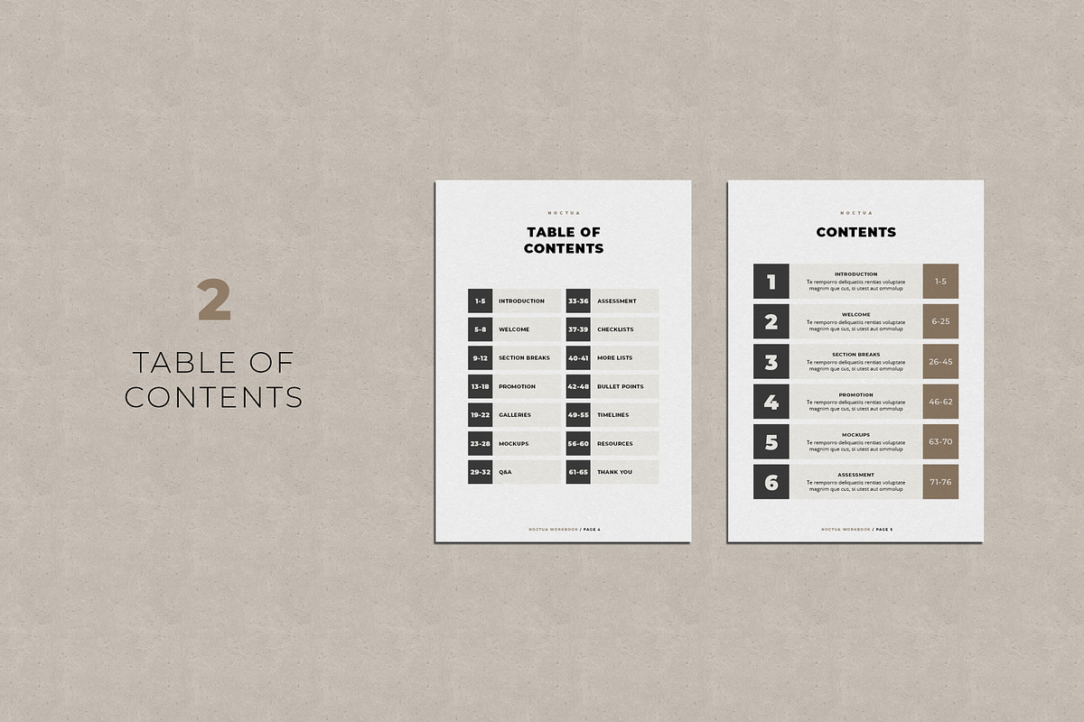 Noctua Workbook Template, a Brochure Template by SlideStation (Photo 8 of 18)