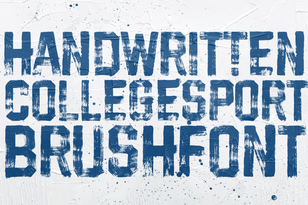 Hockeynight Sans Brush, a Sans Serif Font by XTOPH - Fonts (Photo 5 of 6)