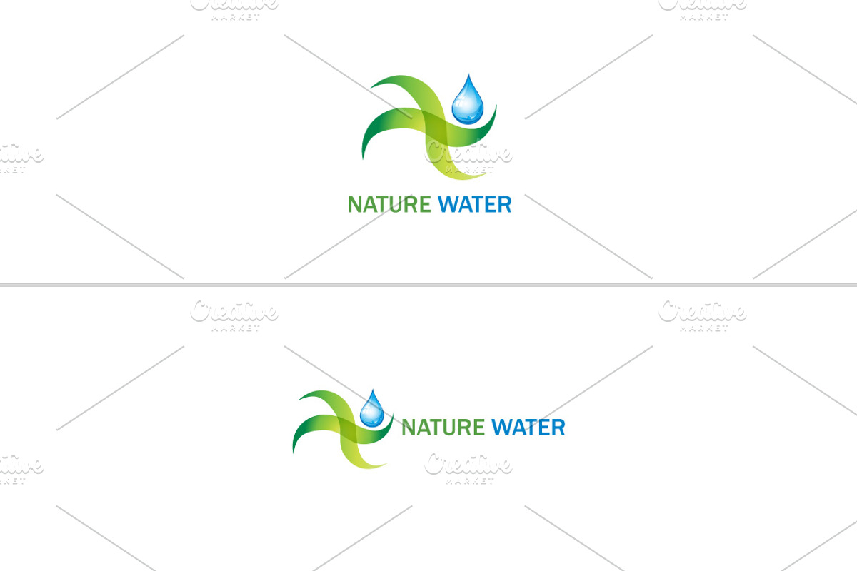 Nature water Logo, a Branding & Logo Template by BdThemes (Photo 1 of 3)