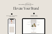 Minimalist Website for Services, a Wix Template by Ton Rêve Design Studio (Thumbnail 3 of 7)